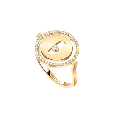 Lucky Move SM Yellow Gold Diamond Ring