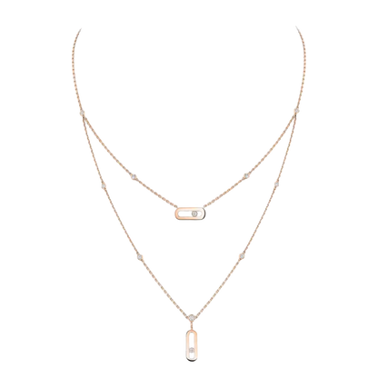 Move Uno two-row necklace