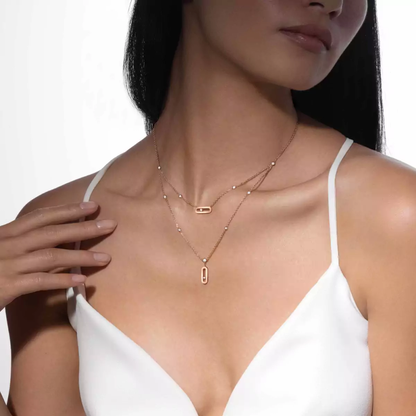 Move Uno two-row necklace