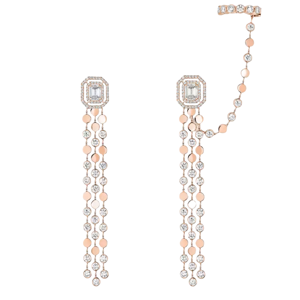 D-Vibes multi-row earrings