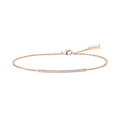 Bracelet barrette Gatsby Armband Diamant Roségold