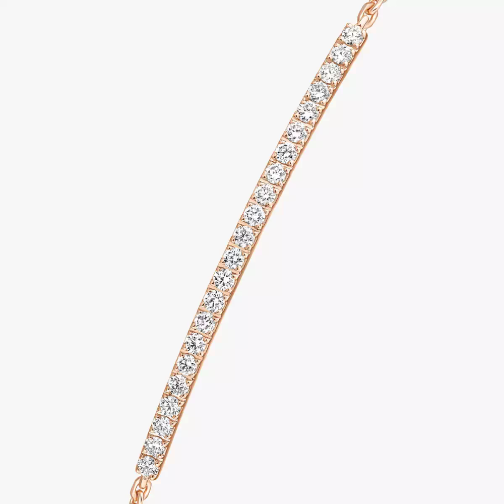 Bracelet barrette Gatsby Armband Diamant Roségold