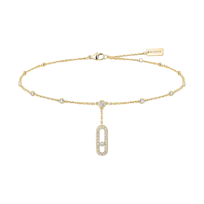 Move Uno pavé ankle bracelet