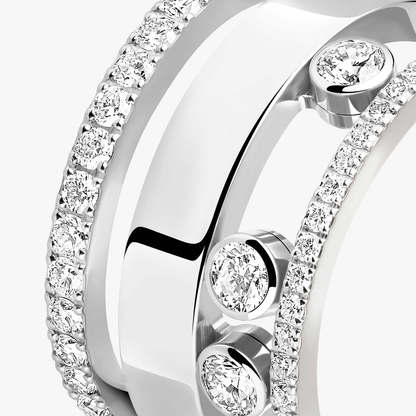 Bague Move Romane GM Bague Diamant Or Blanc