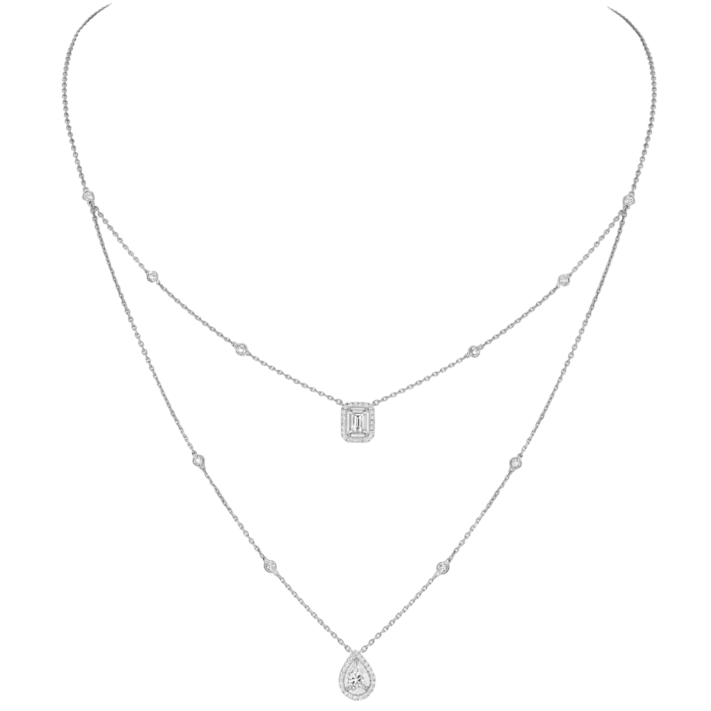 My Twin two-row necklace 2x 0.40ct