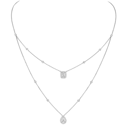 My Twin two-row necklace 2x 0.40ct