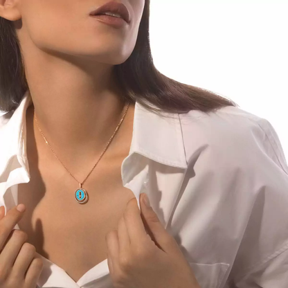 Lucky Move turquoise necklace small