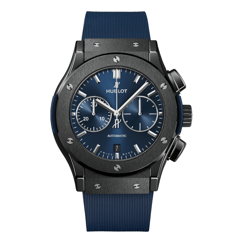 Classic Fusion Ceramic Blue Chronograph