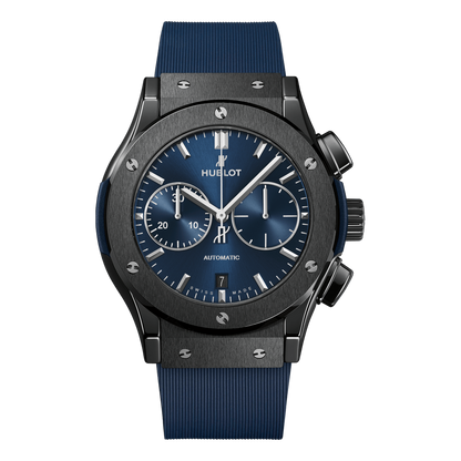 Classic Fusion Ceramic Blue Chronograph