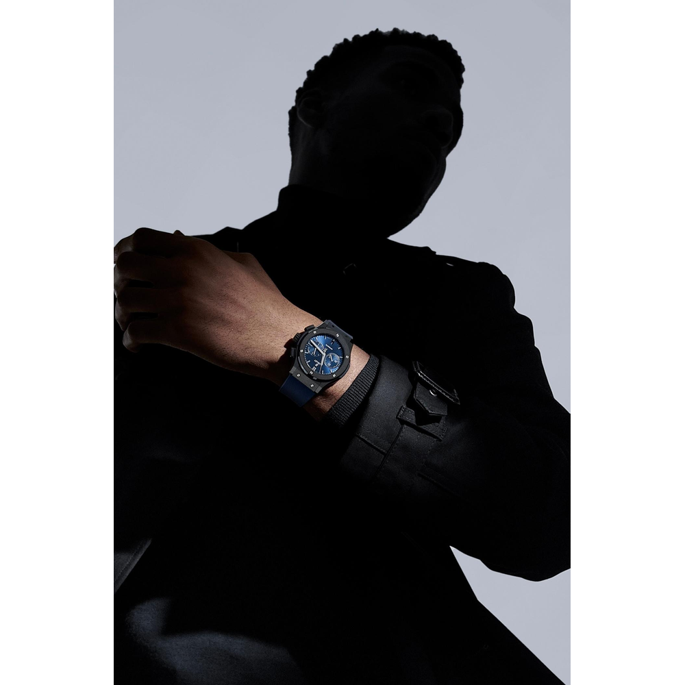 Classic Fusion Ceramic Blue Chronograph