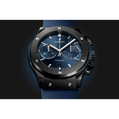 Classic Fusion Ceramic Blue Chronograph