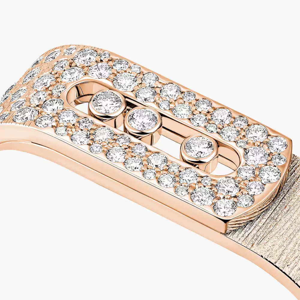 Move Noa two-finger chiseled ring