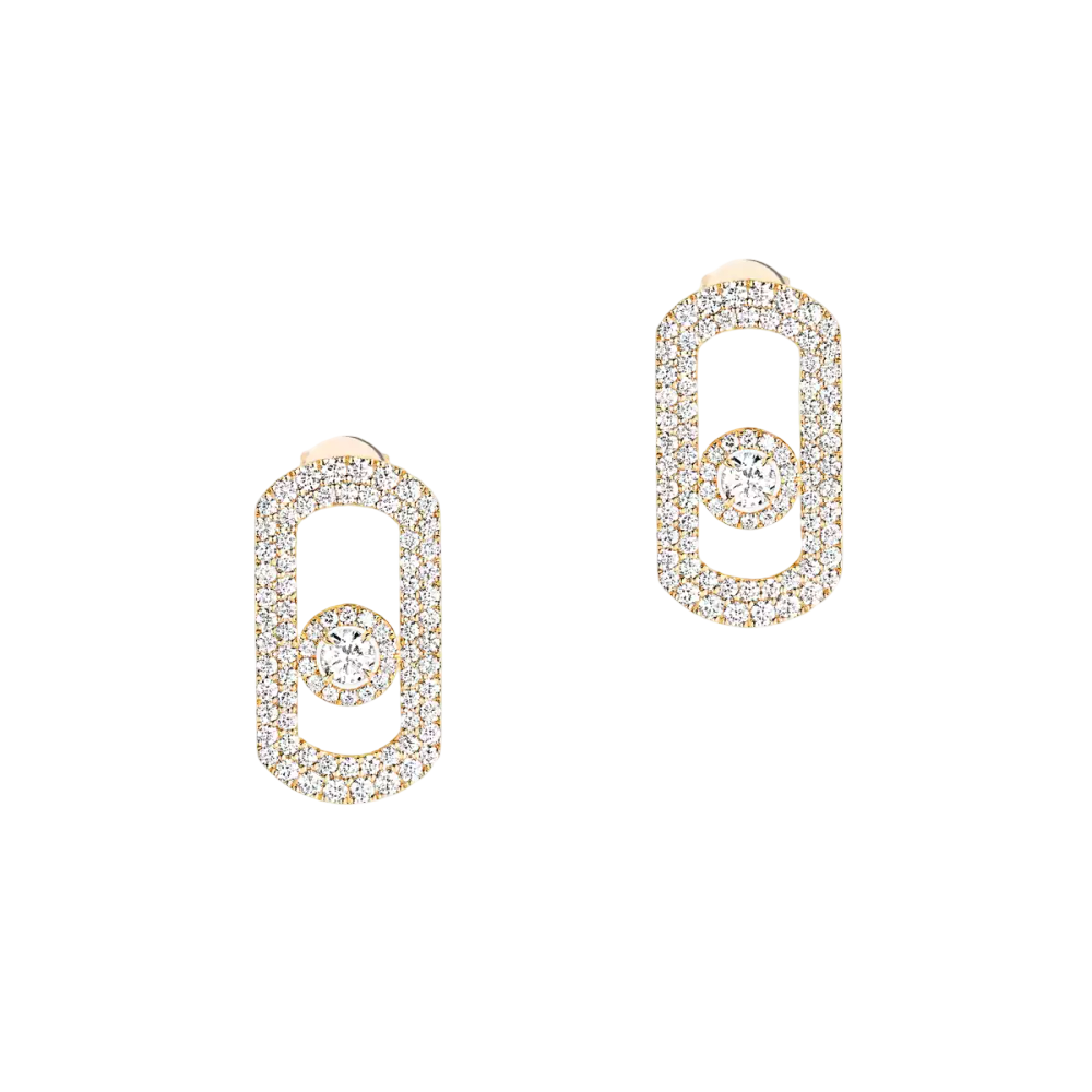 So Move pavé earrings