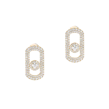 So Move pavé earrings