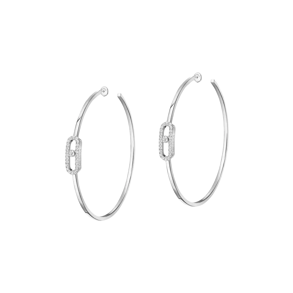 Move Uno hoop earrings large