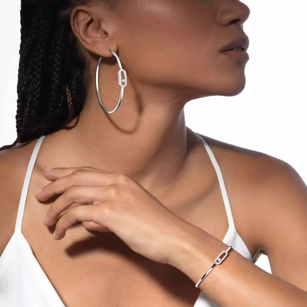 Move Uno hoop earrings large
