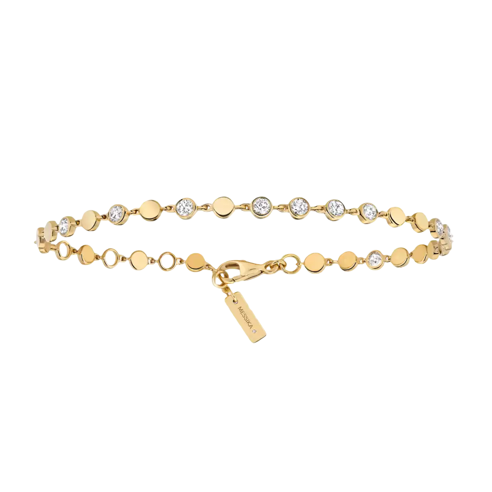 D-Vibes SM Yellow Gold Diamond Bracelet