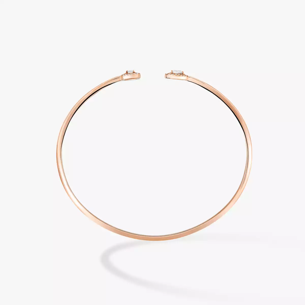 My Twin toi & moi thin bangle 2x 0.15ct