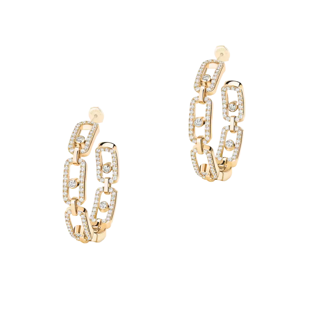 Move Link hoop earrings, small model