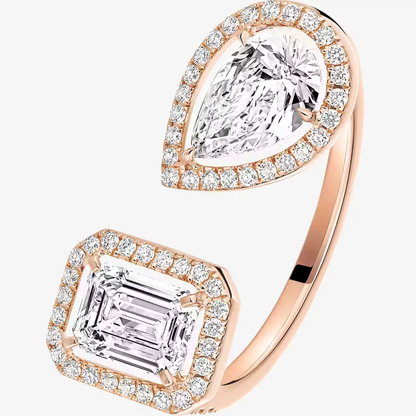 Bague toi & moi My Twin 0,60ct x2