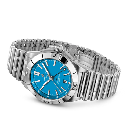 Chronomat Automatic GMT 40 NFL Carolina Panthers Edition