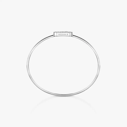 Move Uno Flex Armreif Mit Diamanten ausgefasst Armband Diamant Weißgold