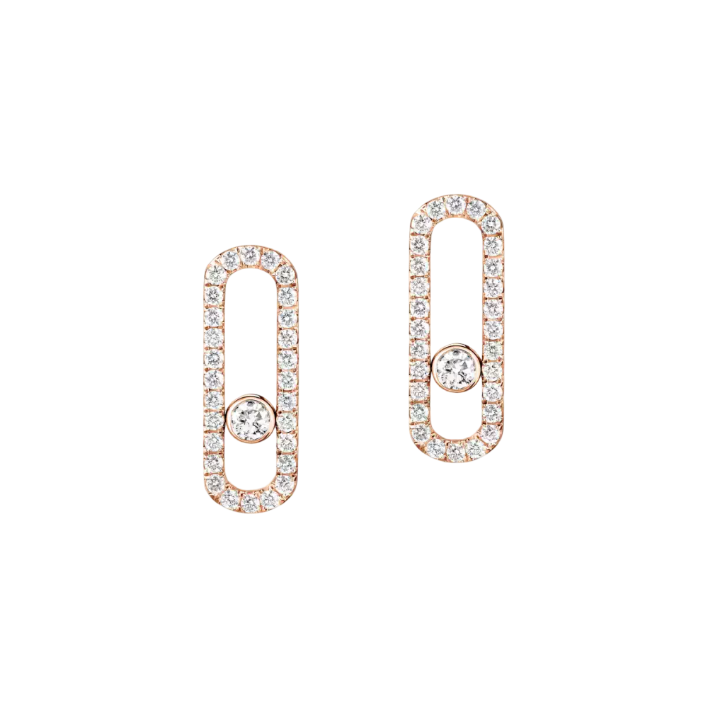 Move Uno pavé earrings
