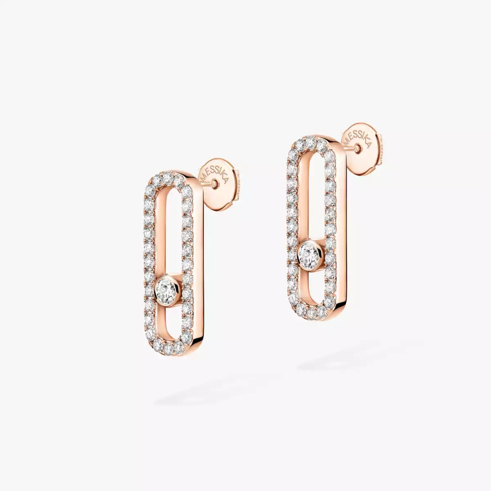 Move Uno pavé earrings