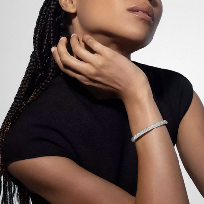 Divine Enigma Bracelet Diamant Or Blanc