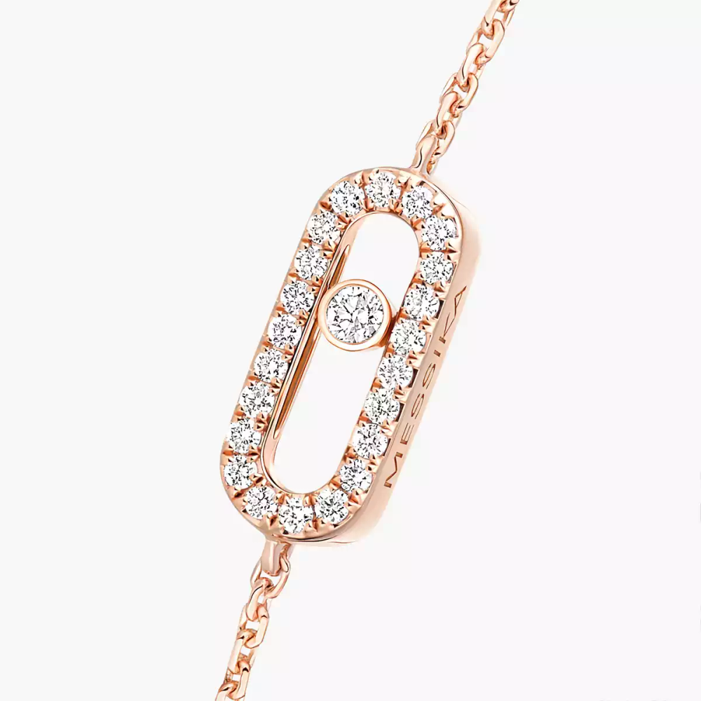 Mit Diamanten ausgefasstes Messika CARE(S) Armband