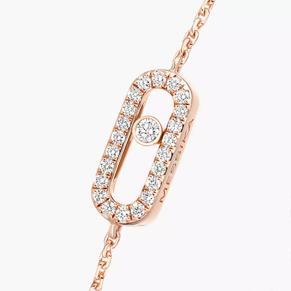 Mit Diamanten ausgefasstes Messika CARE(S) Armband
