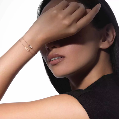 Mit Diamanten ausgefasstes Messika CARE(S) Armband Armband Diamant Roségold