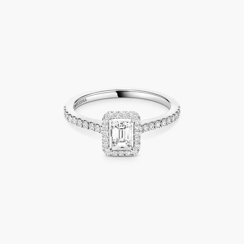 Joy Solitär-Ring Smaragdschliff, kleines Modell