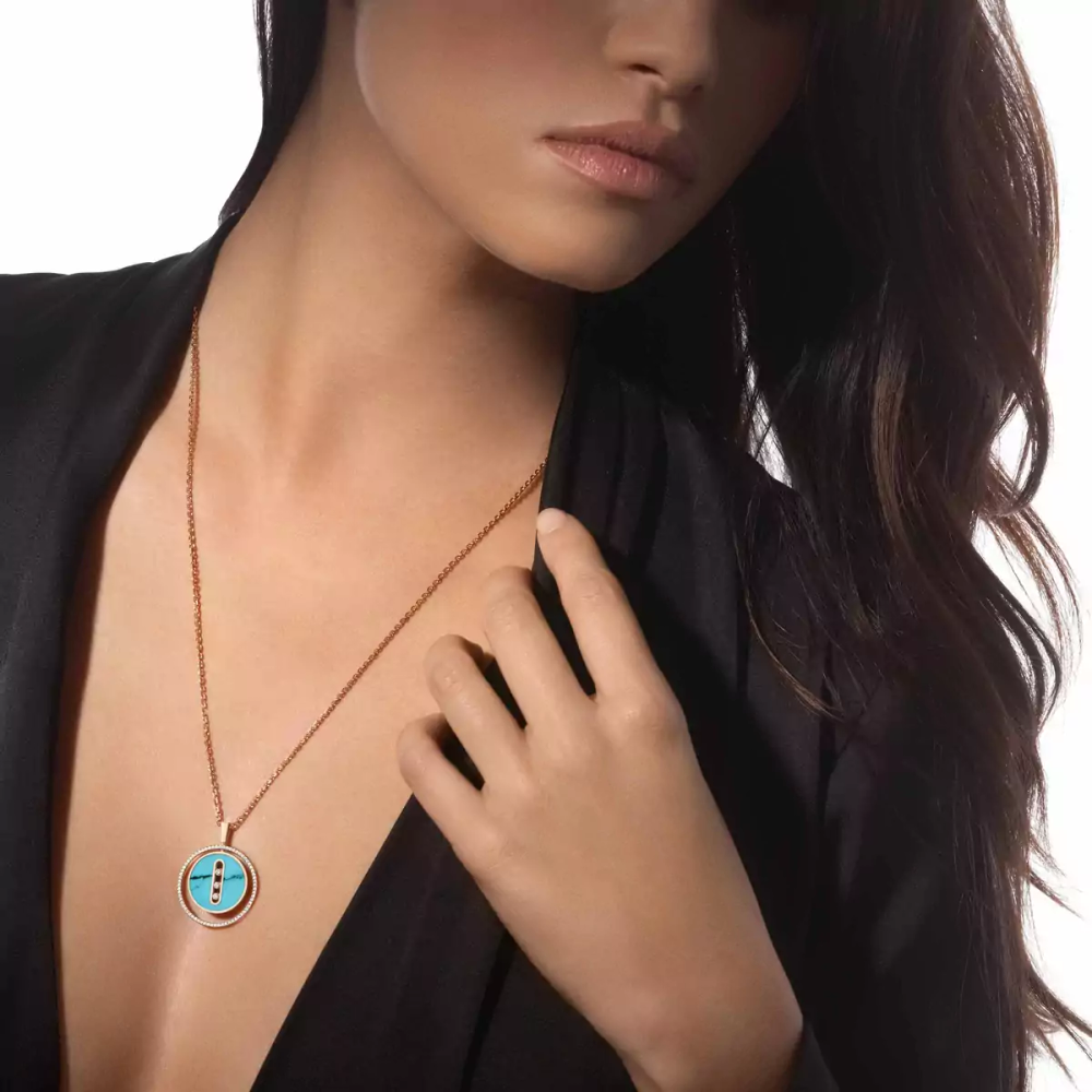 Lucky Move turquoise necklace medium