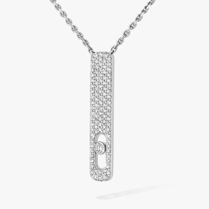 Collier pavé My First Diamond Collier Diamant Or Blanc