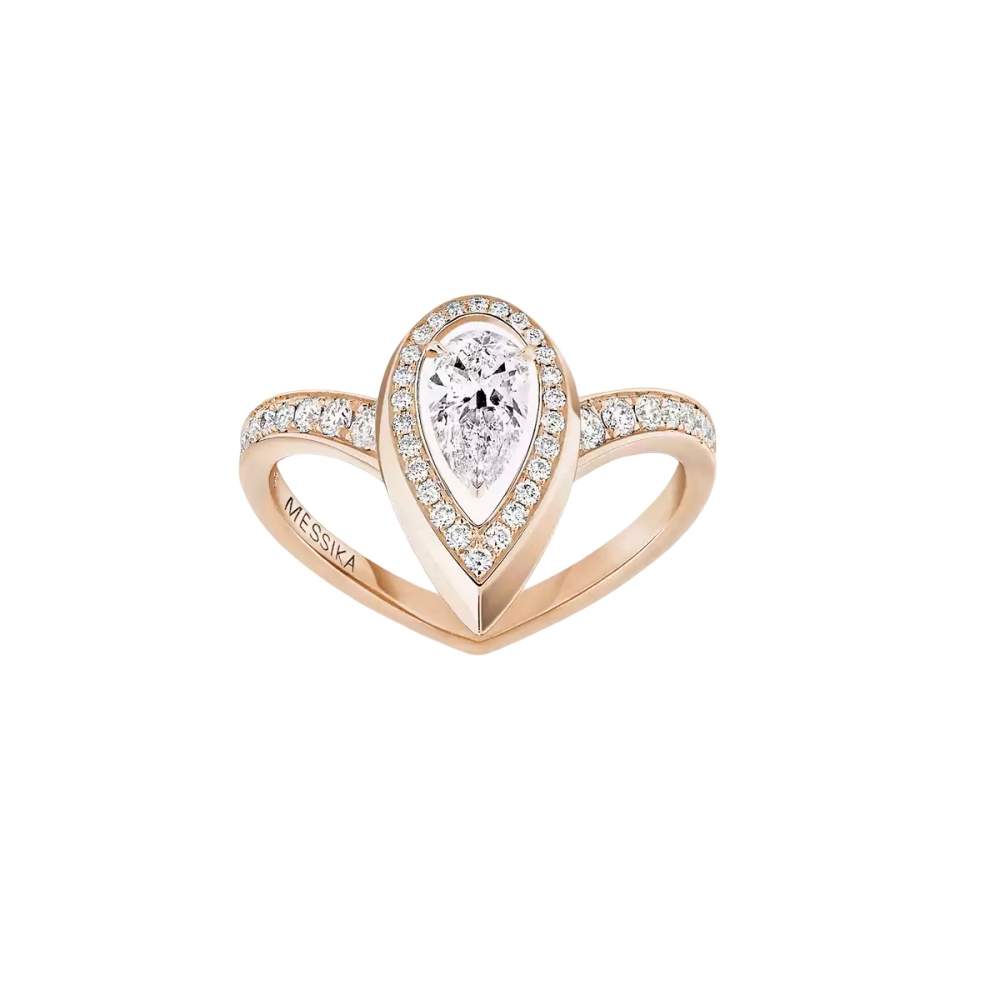 Fiery 0,30 kt Ring Diamant Roségold