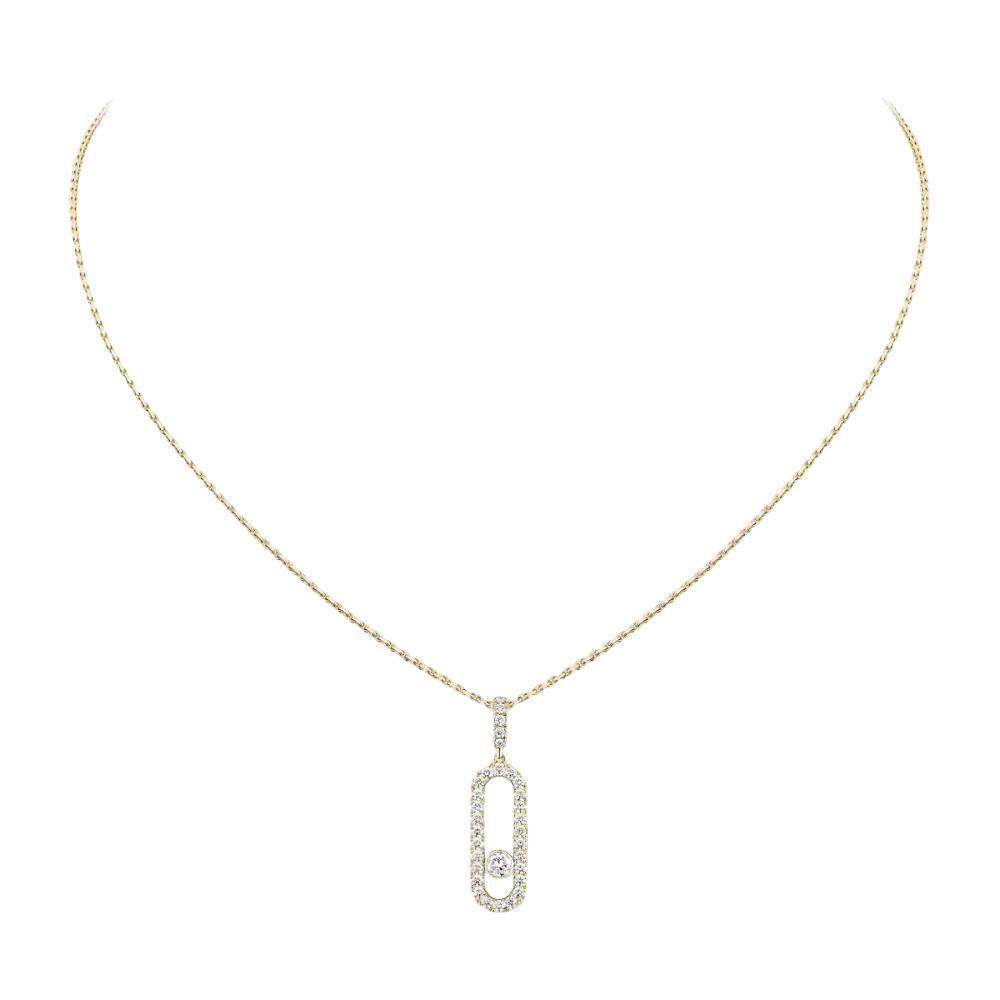 Move Uno pavé necklace large