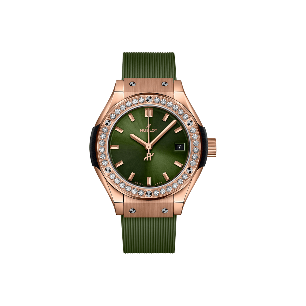 Classic Fusion King Gold Green Diamonds