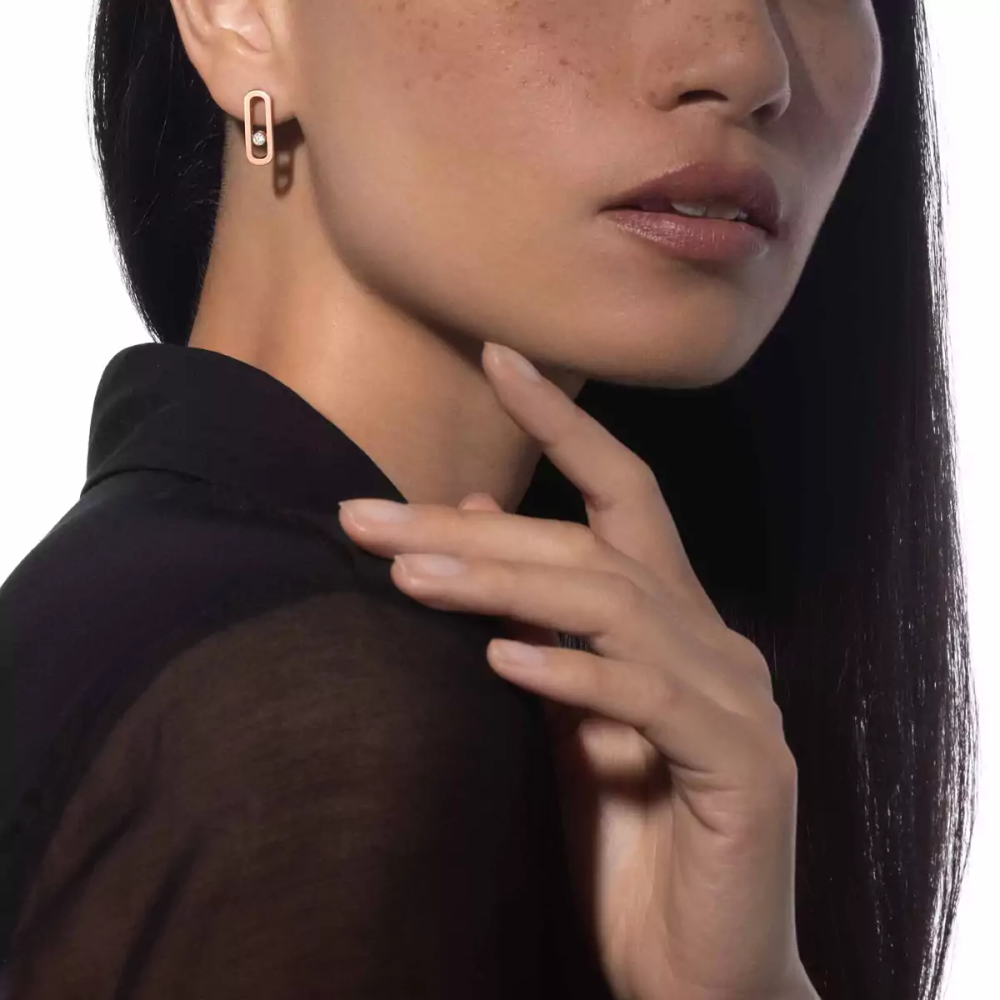 Boucles d'oreilles Move Uno Boucles d'oreilles Diamant Or Rose