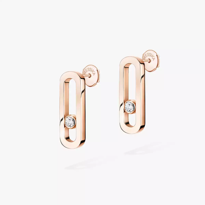 Boucles d'oreilles Move Uno Boucles d'oreilles Diamant Or Rose