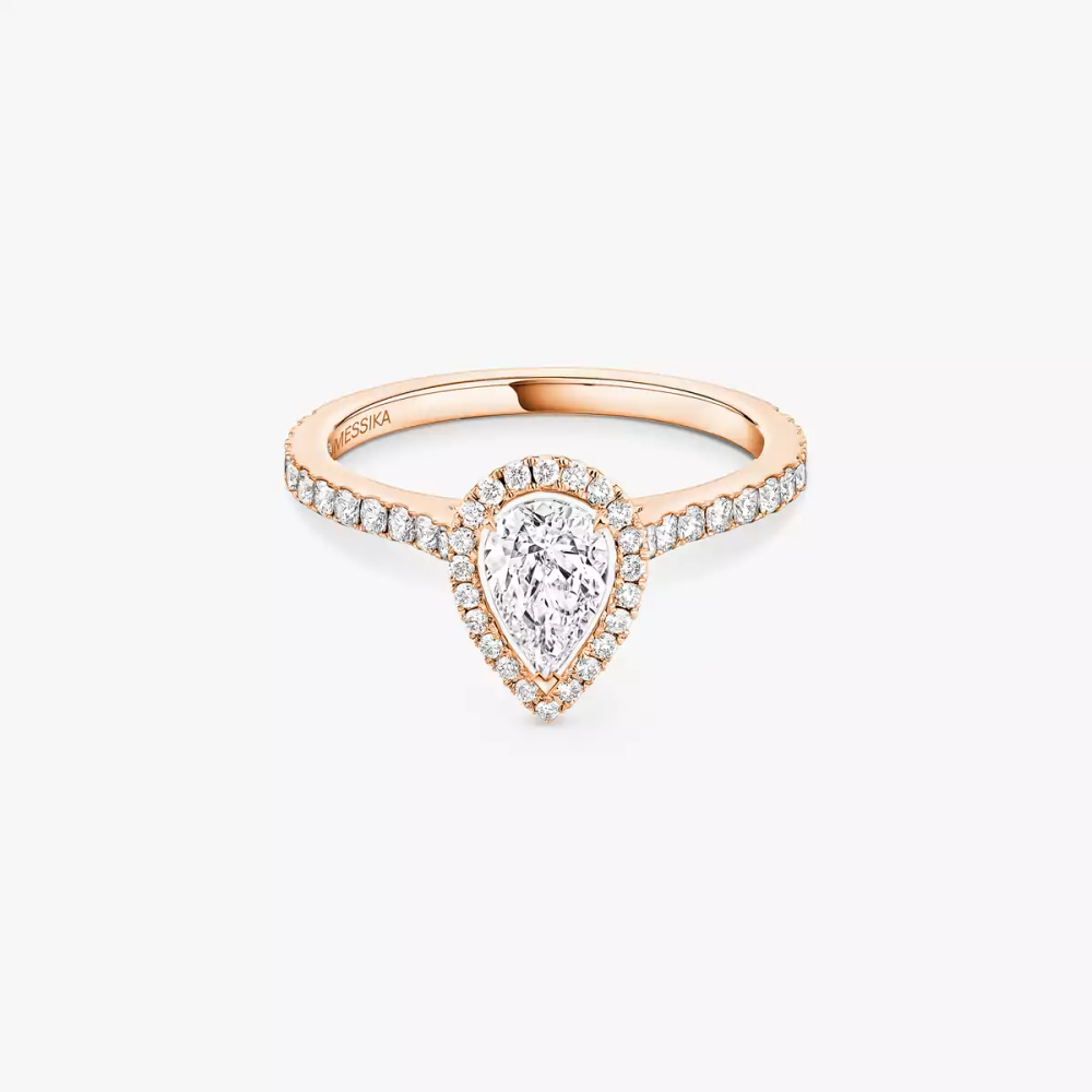 Joy Solitär-Ring Tropfenschliff, mittelgroßes Modell