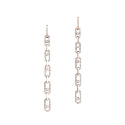 Move Link pendant earrings