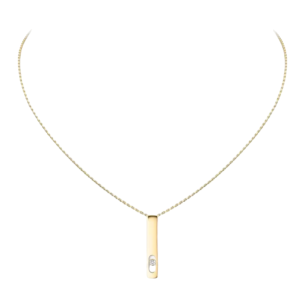 My First Diamond necklace Yellow Gold Diamond Necklace