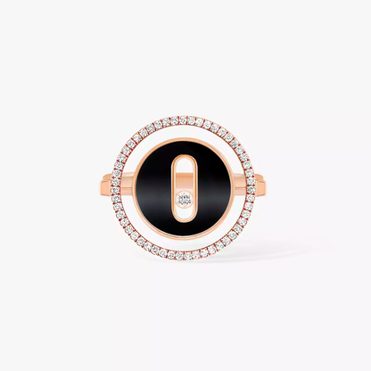Lucky Move onyx ring small