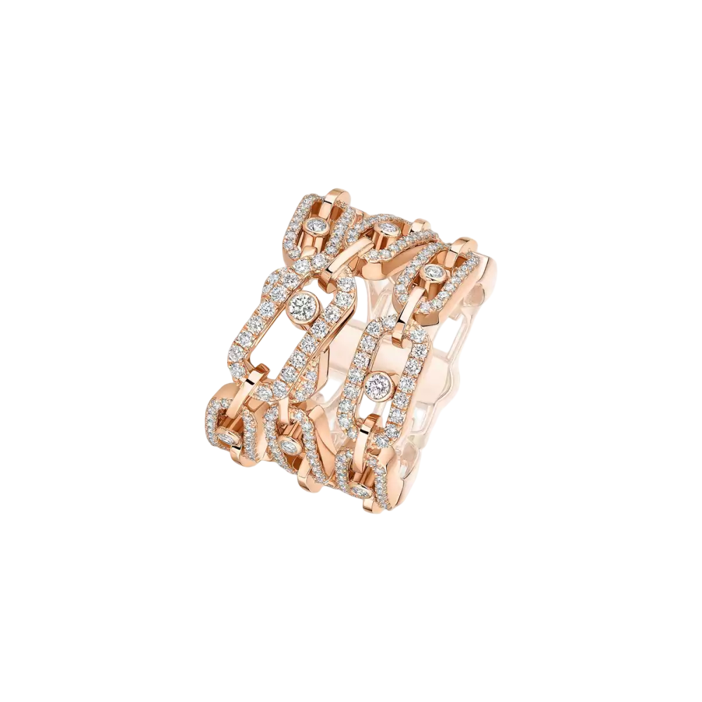 Bague trois rangs Move Link