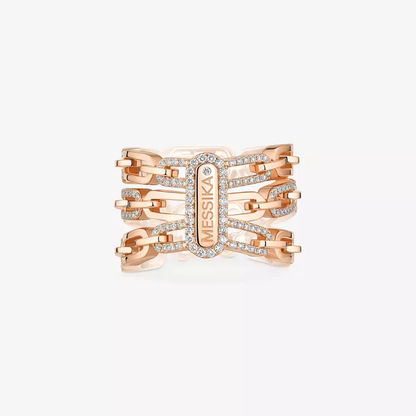 Bague trois rangs Move Link