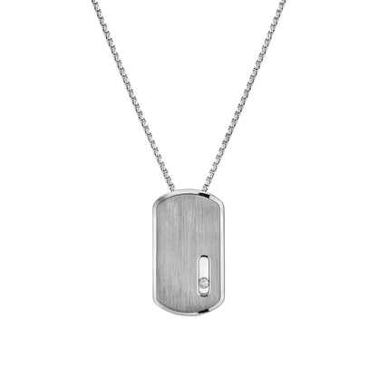 Move Titanium pendant necklace large