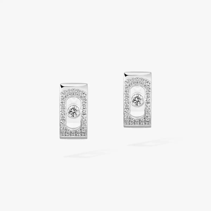 Move Noa Creolen mit Diamanten ausgefasst