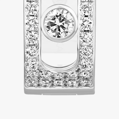 Move Noa Creolen mit Diamanten ausgefasst