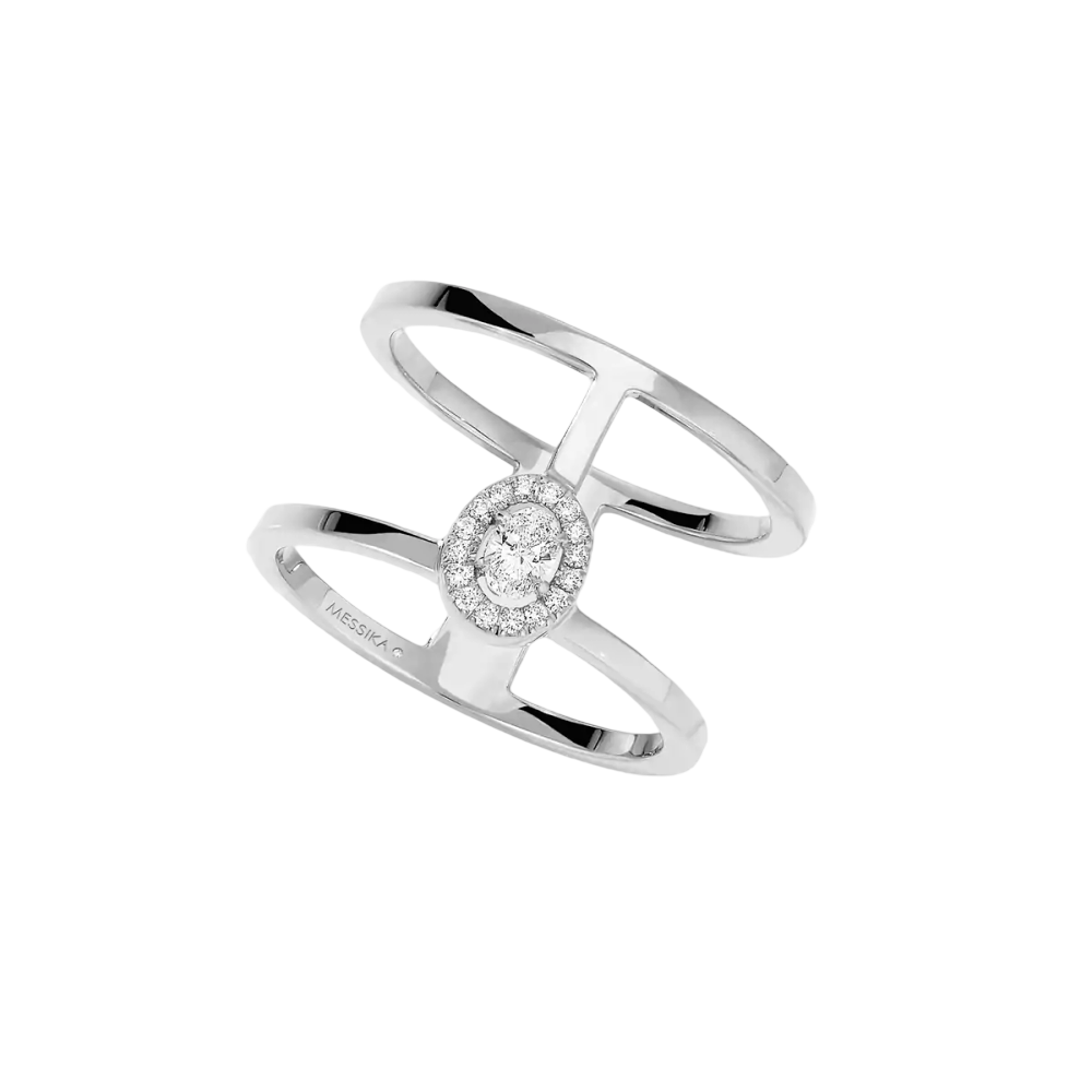 Glam'Azone two-row ring